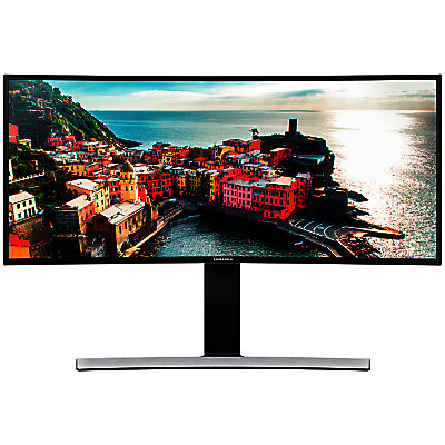 Samsung LS29E790C Curved 21:9 Ultra Widescreen Full HD LED PC Monitor with built-in speakers, 29, Black & silver